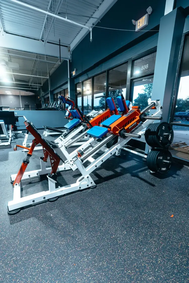 Performance Strength Academy gym floor with Atlantis equipment