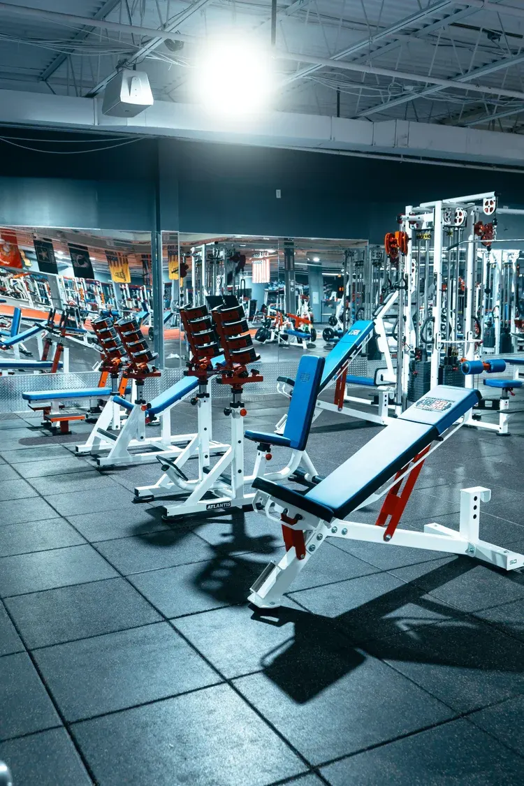 Atlantis benches and cable machines at PSA